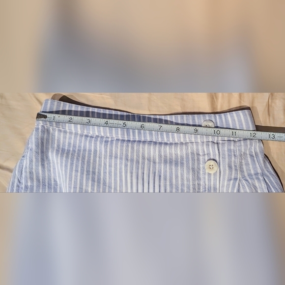 Abercrombie & Fitch Blue and White Wrap Top Girls Sz 9-10 - Picture 5 of 6